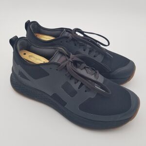 GORUCK Rough Runner Shoes Mens 9.5 Triple Black Trail Running Athletic Lace Up